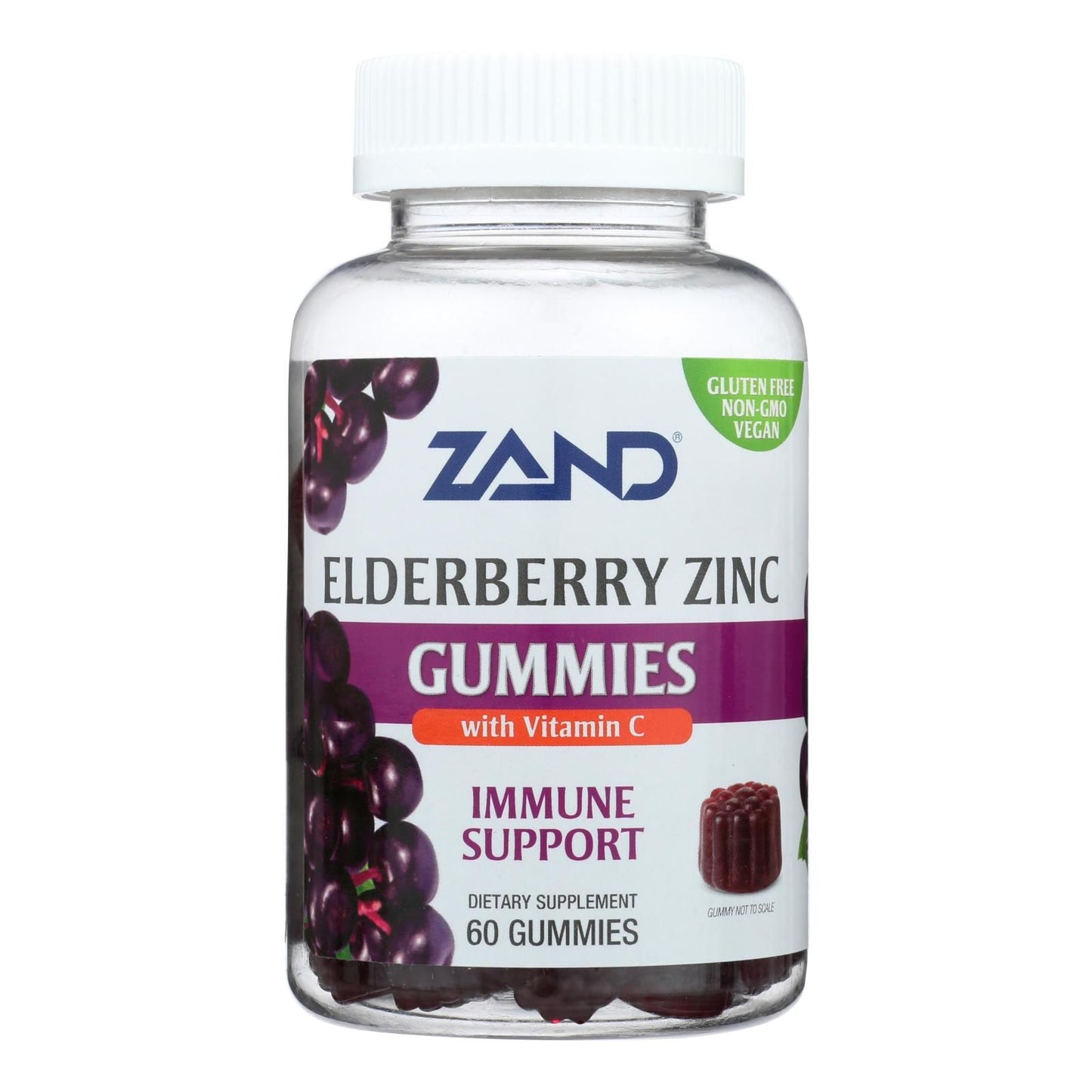 Zand - Gummies Elderberry Zinc - 1 Each - 60 Ct image 1