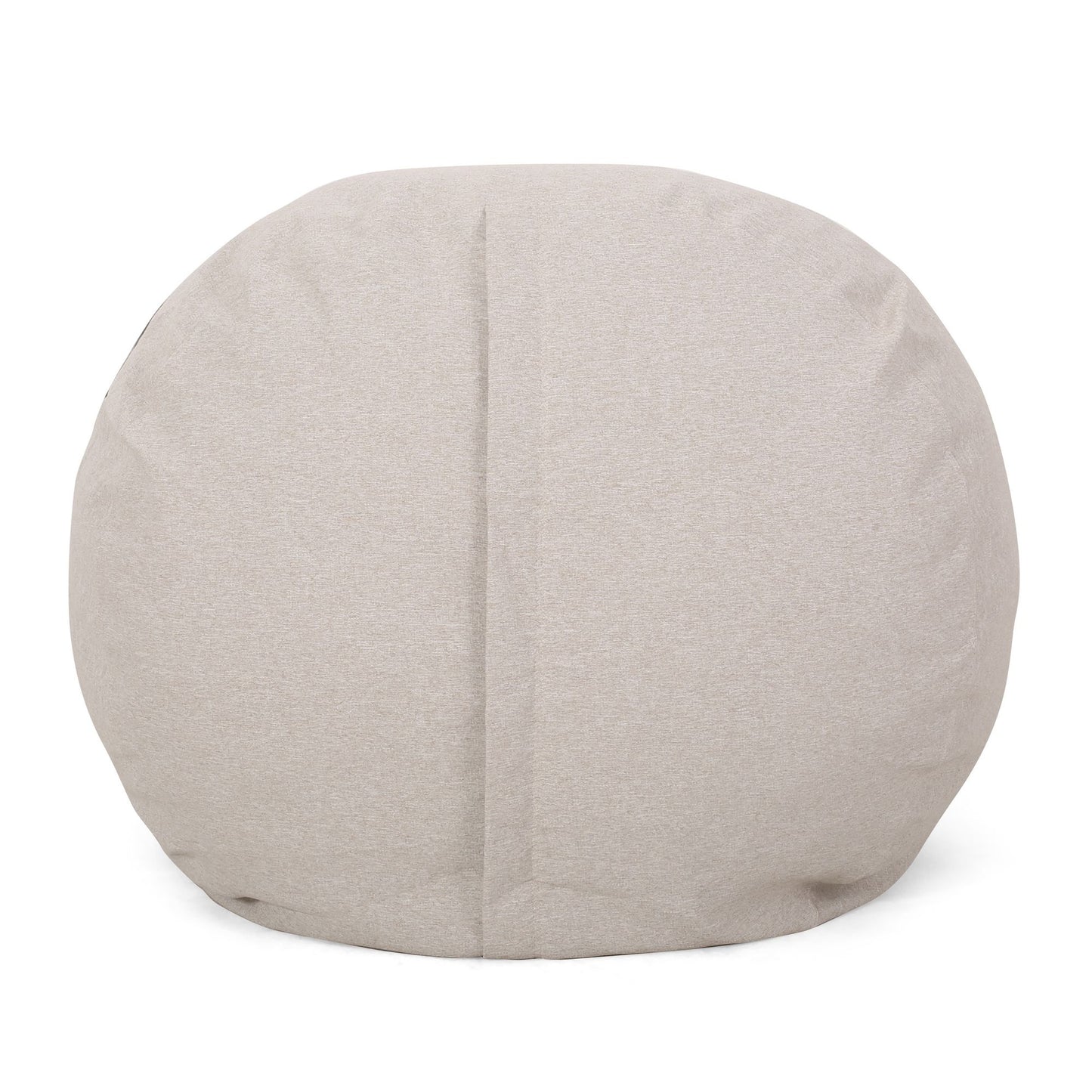 Zeon 6.5 Foot Striped Cylindrical Bean Bag, Natural Color with ligt Brown Stripes image 4