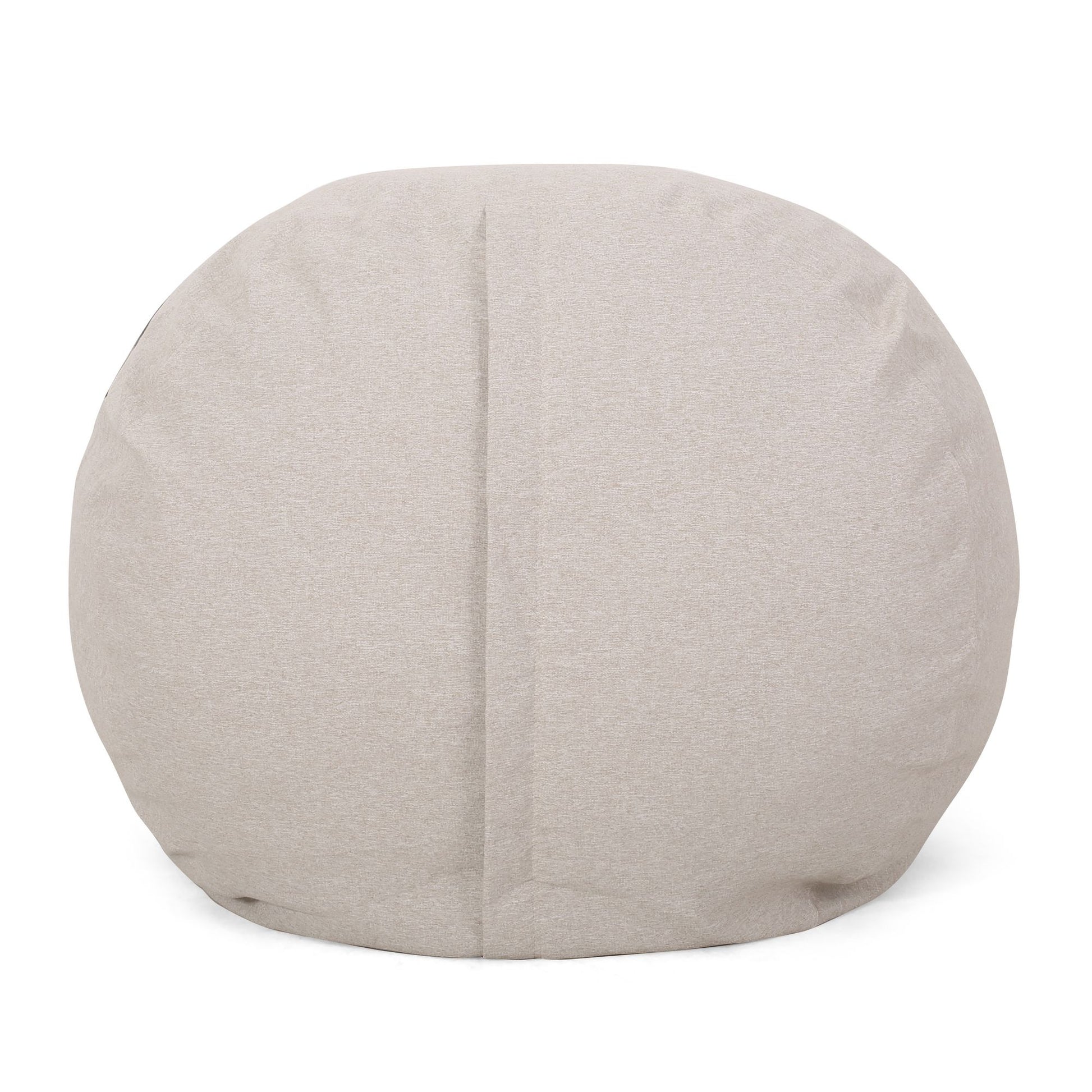 Zeon 6.5 Foot Striped Cylindrical Bean Bag, Natural Color with ligt Brown Stripes image 4