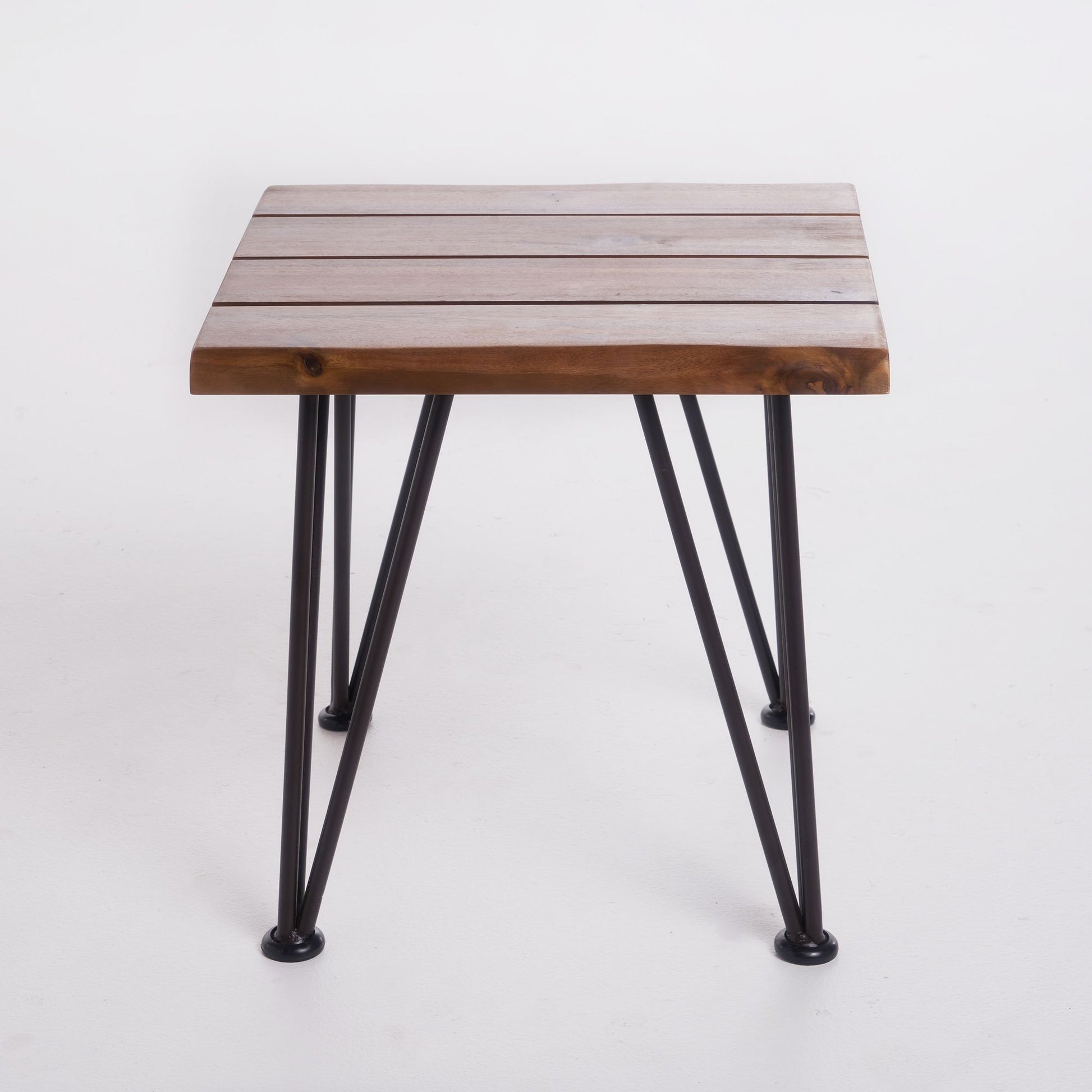 ZION INDUSTRIAL WOOD AND METAL COFFEE TABLE WITH ACCENT TABLE image 8