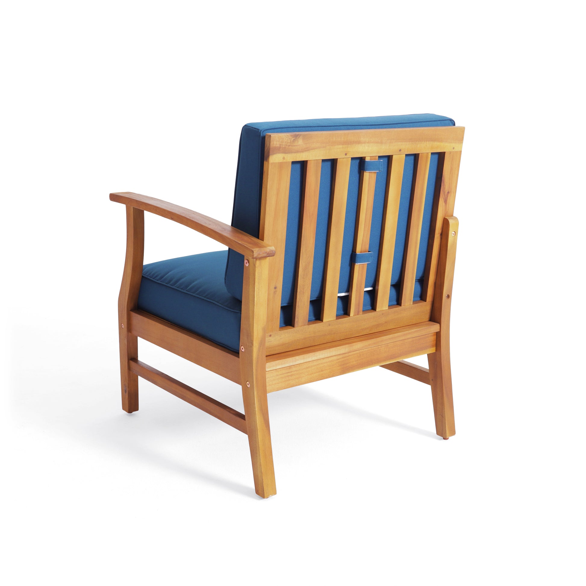 PERLA 3 SEATER SOFA AND TABLE SET, BLUE image 8
