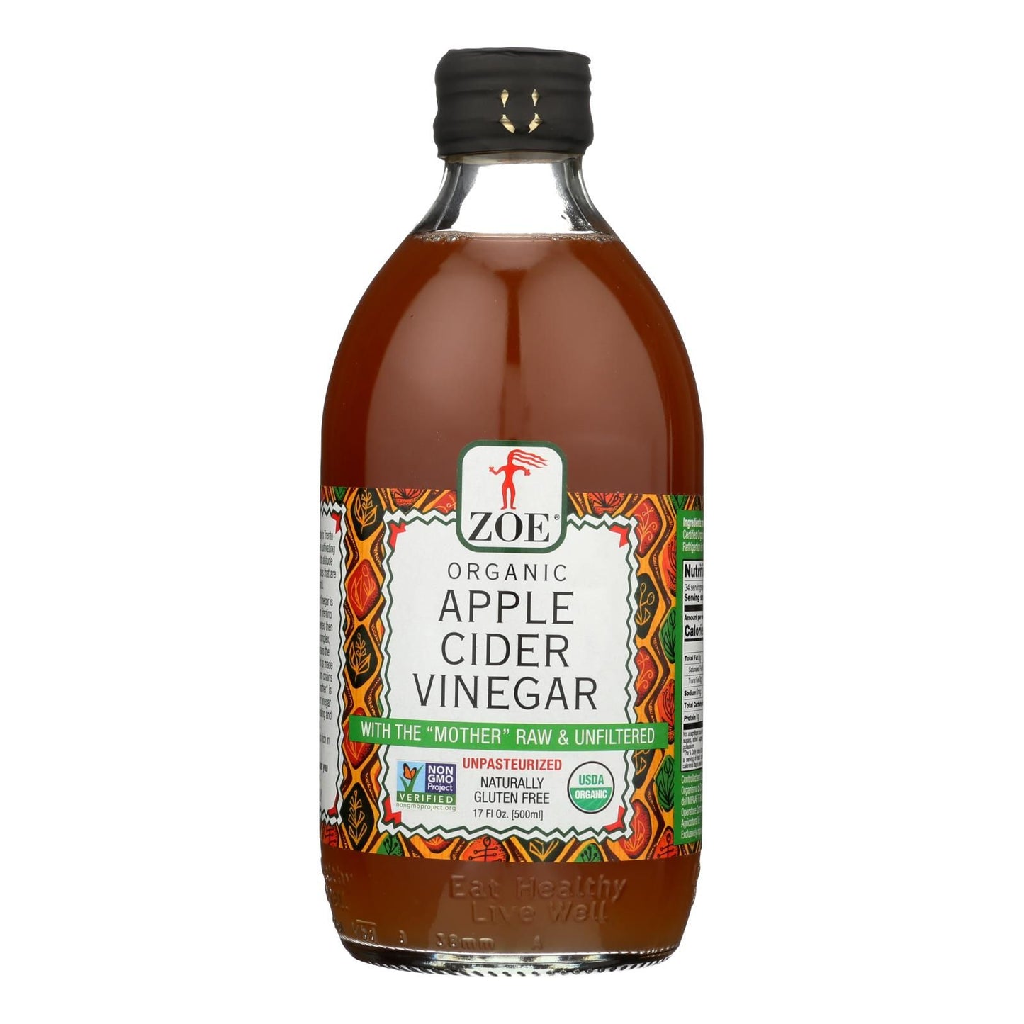 Zoe - Apple Cider Vinegar - Case Of 6 - 17 Fl Oz. image 1