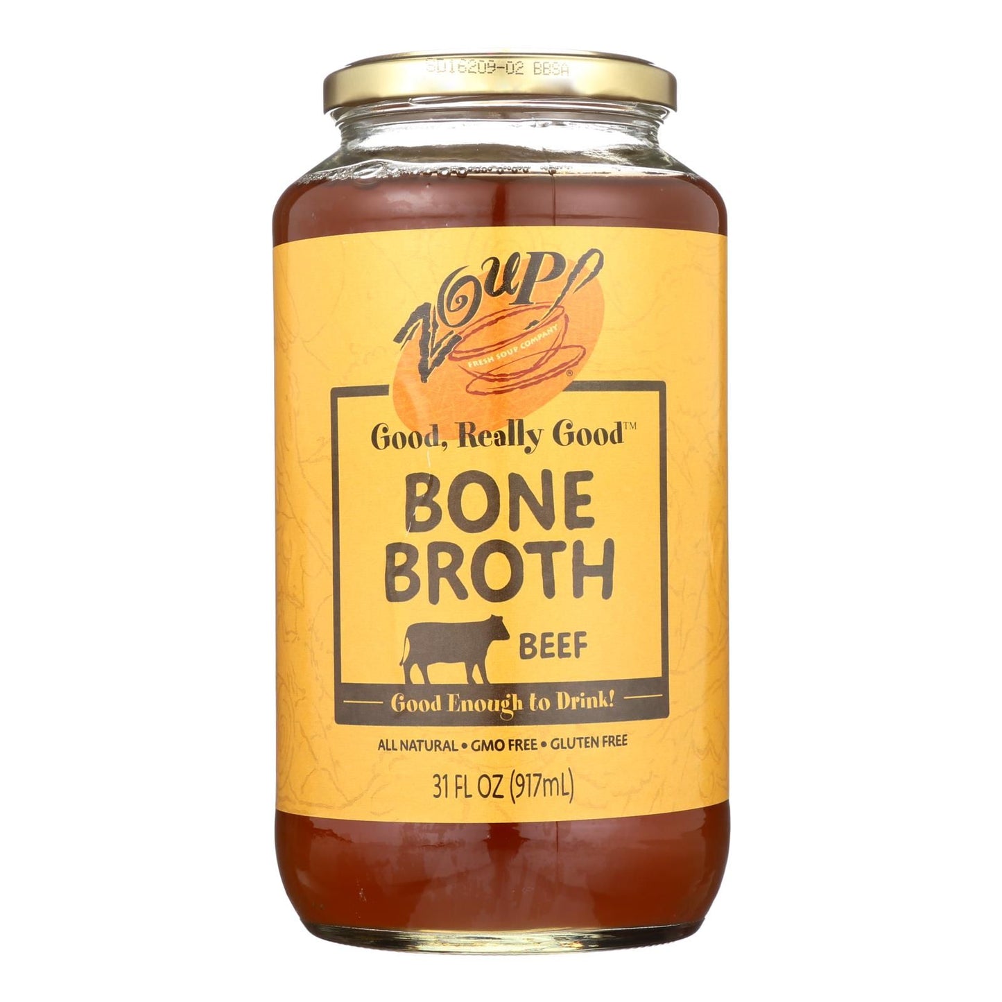 Zoup! Good Really Good - Bone Broth - Beef - Case Of 6 - 31 Fl Oz. image 1